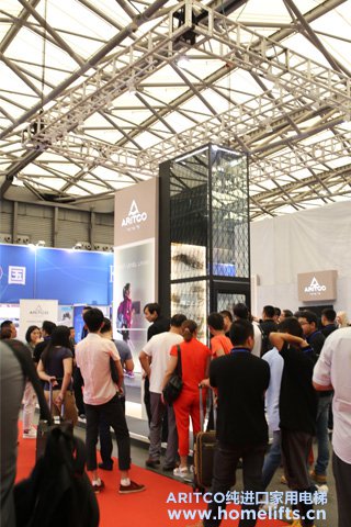 瑞特科别墅电梯上海展会2
